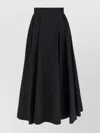 The Andamane Tiered Maxi Skirt In Lightweight Cotton Taffeta
