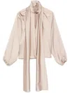 The Andamane Viola Blouse In Grey Polyester In Neutrals