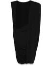 The Andamane Violante Mini Dress In Black