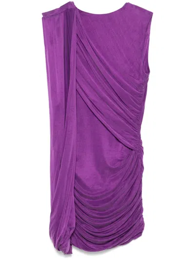 The Andamane Violante Mini Dress In Purple