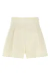The Andamane High-waisted A-line Pleated Shorts