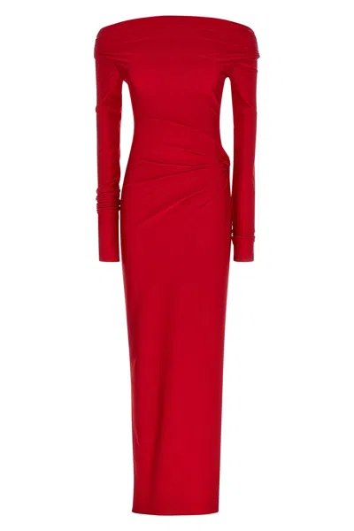 The Andamane Wallis Jumpsuit In Red