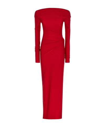 THE ANDAMANE THE ANDAMANE WALLIS OFF-SHOULDER DRESS