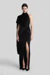 The Andamane Waverly Maxi Long Dress In Black