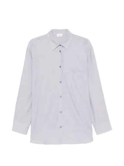 The Andamane Wendela Button-up Trousers Set In Blue