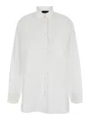 The Andamane White Shirt With Buttons In Cotton Blend Woman