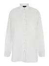 The Andamane White Shirt With Buttons In Cotton Blend Woman In White