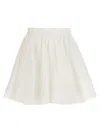 The Andamane 'winona' A-line Silhouette Shorts In White