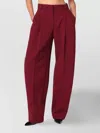 The Andamane Bordeaux Tailored Pants The Andamans In Brown