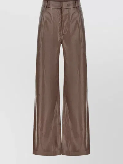 The Andamane Wide-leg Trousers In Black