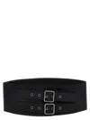 The Andamane Polyester Cotton Blend Belts In Black
