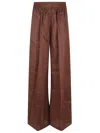 The Andamane Lightweight Wide Leg Pant In Brown