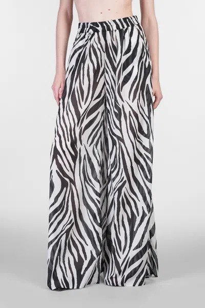 The Andamane Wiley Pants In White Cotton