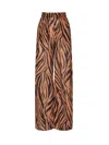 The Andamane Wiley Wide Leg Zebra Print Pants