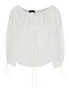 The Andamane Wilma Blouse With Elasticized Neckline