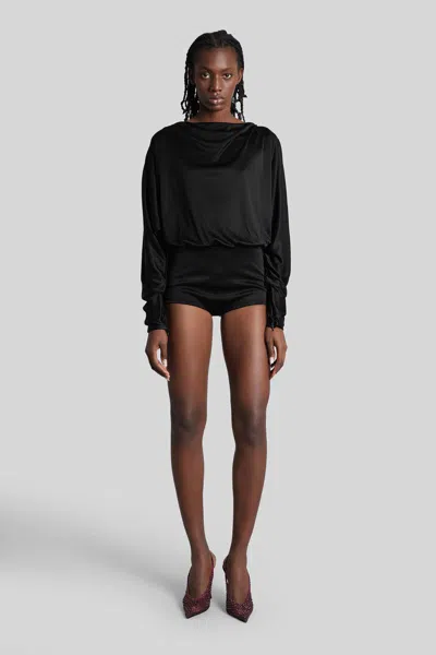 The Andamane Winnie Playsuit Jumpsuit In Black