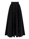 The Andamane Tiered Maxi Skirt In Lightweight Cotton Taffeta