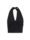 The Andamane 'winona' Halter Top In Black