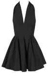 The Andamane Flared Mini Dress With American Neckline