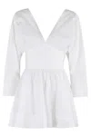 The Andamane Winona Playsuit With V-neck And Wide Sleeves In White