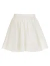 The Andamane 'winona' A-line Silhouette Shorts In White