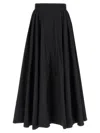 The Andamane Tiered Maxi Skirt In Lightweight Cotton Taffeta