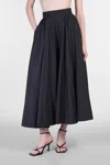 The Andamane Tiered Maxi Skirt In Lightweight Cotton Taffeta