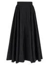 The Andamane Tiered Maxi Skirt In Lightweight Cotton Taffeta