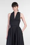 The Andamane Halterneck Sleeves Ruched Detailing