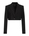 The Andamane Woman Blazer Black Size 6 Viscose, Polyester In Black