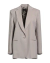 The Andamane Woman Blazer Dove Grey Size 2 Polyester