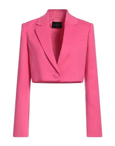 THE ANDAMANE THE ANDAMANE WOMAN BLAZER FUCHSIA SIZE 4 POLYESTER