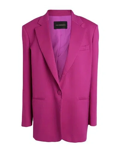 The Andamane Woman Blazer Fuchsia Size 6 Polyester In Multicolor