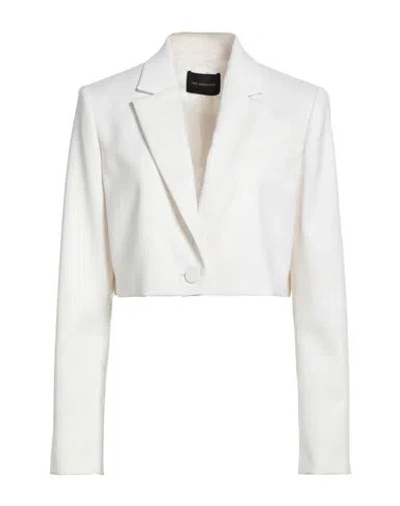 The Andamane Woman Blazer Ivory Size 8 Polyester In White