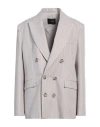 The Andamane Woman Blazer Light Grey Size 6 Polyester, Viscose