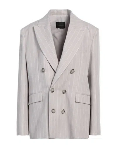 The Andamane Woman Blazer Light Grey Size 6 Polyester, Viscose