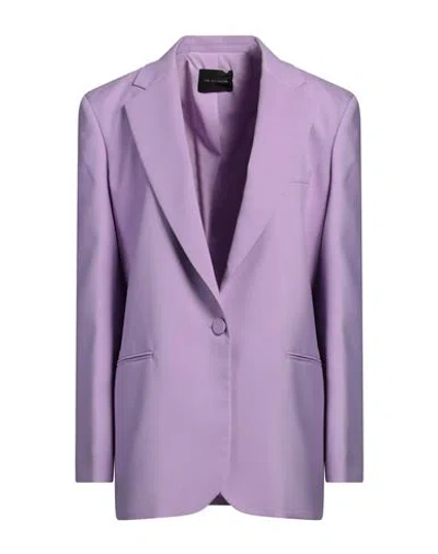 The Andamane Woman Blazer Lilac Size 4 Polyester In Purple