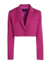 The Andamane Woman Blazer Magenta Size 6 Polyester In Pink