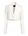 The Andamane Woman Blazer Off White Size 2 Viscose, Polyester
