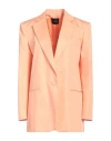 The Andamane Woman Blazer Orange Size 4 Cotton In Orange