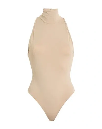The Andamane Woman Bodysuit Beige Size Xs Polyamide, Elastane