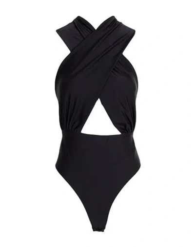 The Andamane Woman Bodysuit Black Size L Polyamide, Elastane