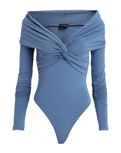 The Andamane Woman Bodysuit Pastel Blue Size Xs Polyamide, Elastane