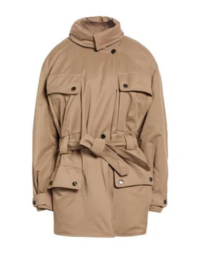 The Andamane Woman Jacket Khaki Size 6 Polyester, Polyamide In Brown