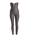 The Andamane Woman Jumpsuit Grey Size M Polyamide, Elastane In Gray