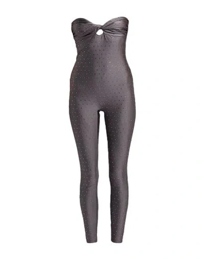 The Andamane Woman Jumpsuit Grey Size M Polyamide, Elastane
