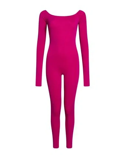 The Andamane Woman Jumpsuit Magenta Size L Polyamide, Elastane In Purple