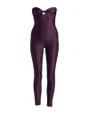 The Andamane Woman Jumpsuit Purple Size S Polyamide, Elastane In Purple