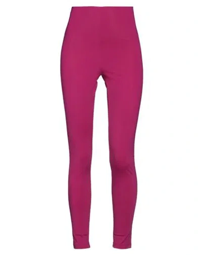 The Andamane Woman Leggings Fuchsia Size L Polyamide, Elastane In Pink