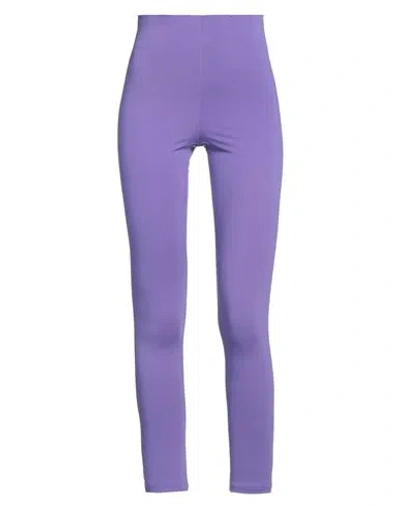 The Andamane Woman Leggings Purple Size S Polyamide, Elastane In Purple